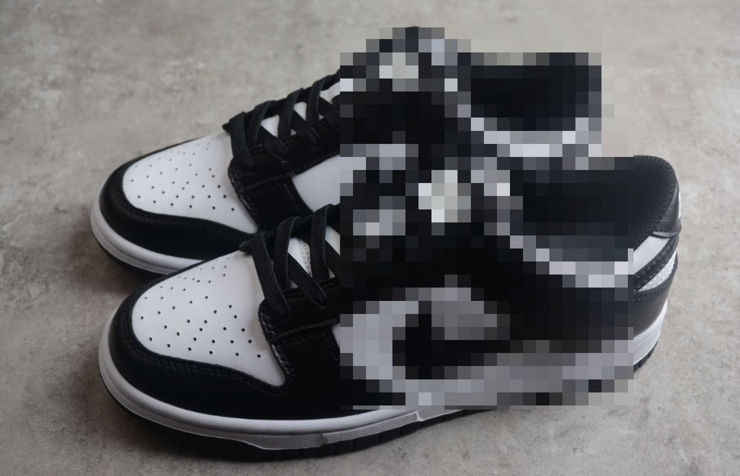 (NKE DUNK) Black and White