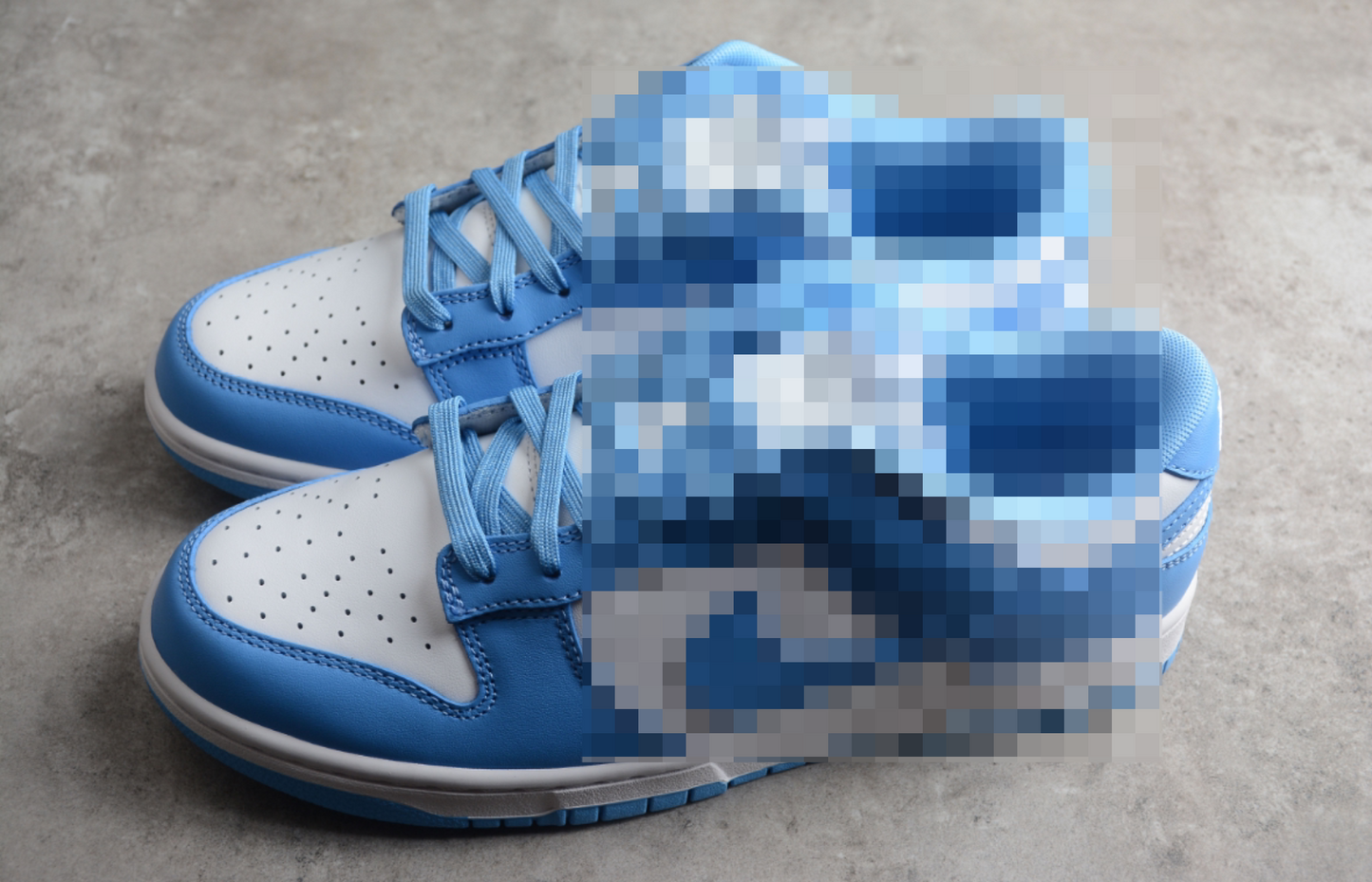 (NKE DUNK) Blue over White