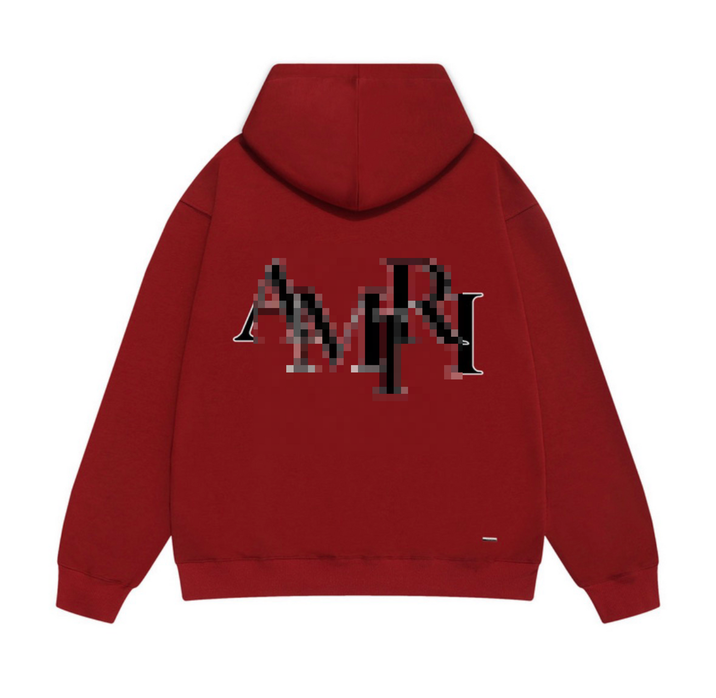 (AMR) Hoodie Black & Red