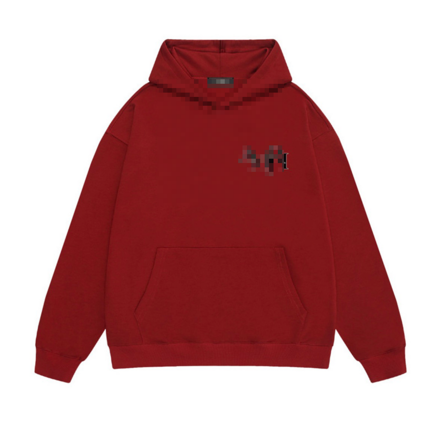 (AMR) Hoodie Black & Red