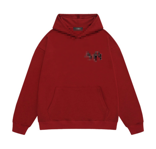 (AMR) Hoodie Black & Red